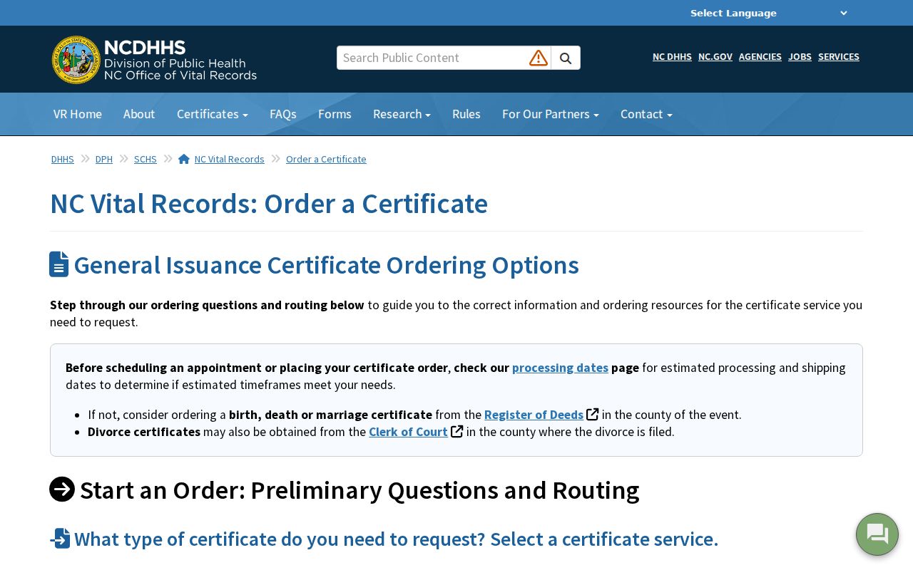 Durham people search state vital-record certificate ordering page